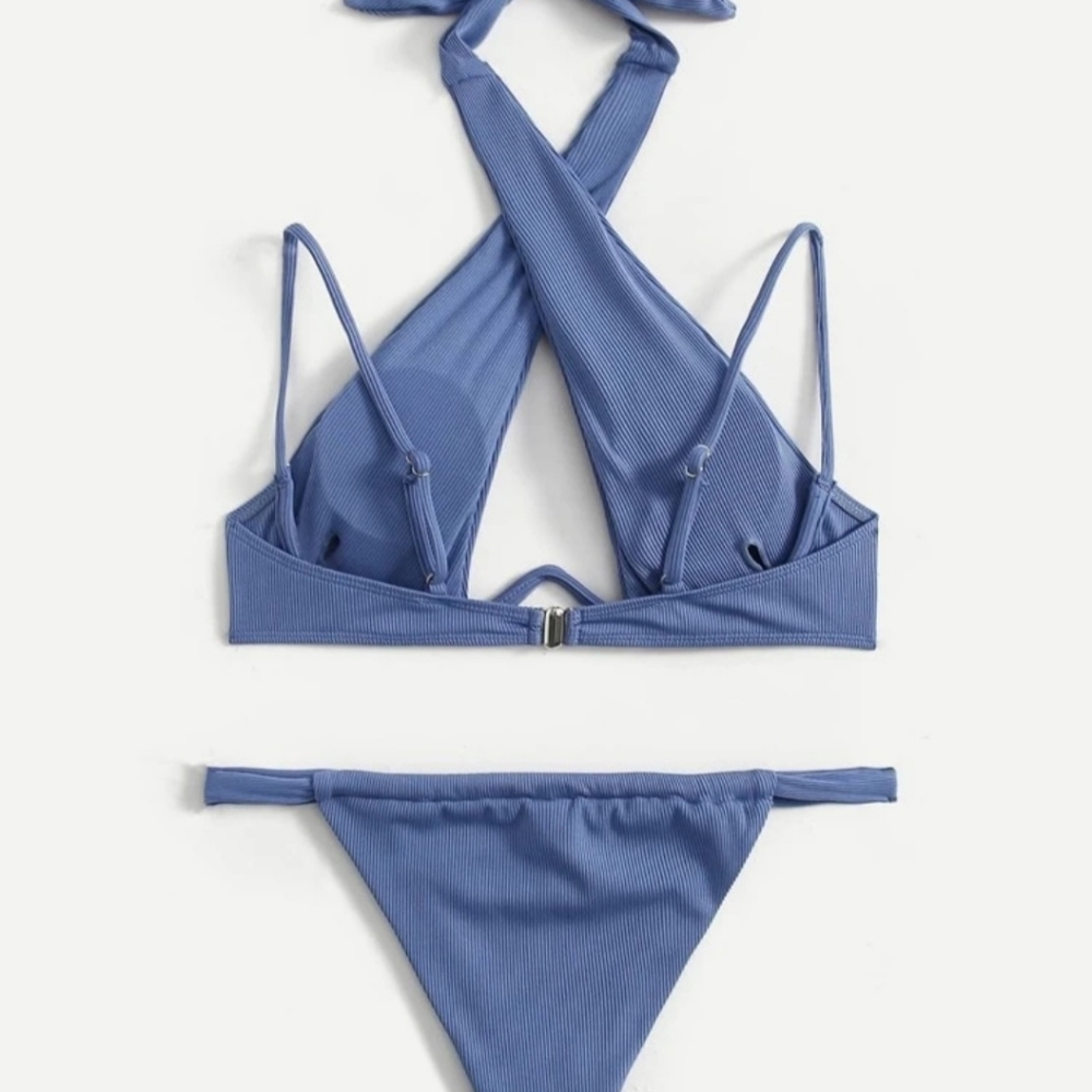 Solid Rib bikini Swimsuit - Picture 2 of 7